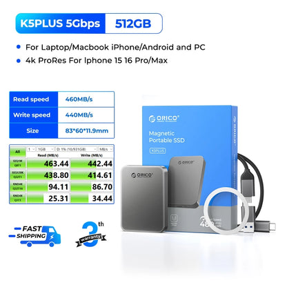 ORICO Magnetic External Drive (2TB)